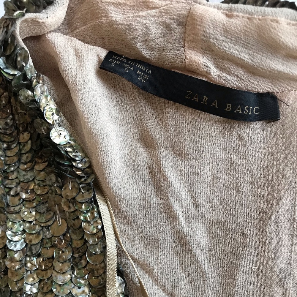 Zara sequin embellished knit Cardigan - Picture 5 of 5